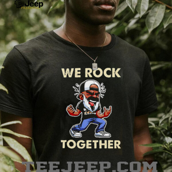Nick Harrison We Rock Together cartoon shirt