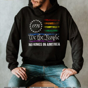 No Kings In America We The People Political Flag Men...