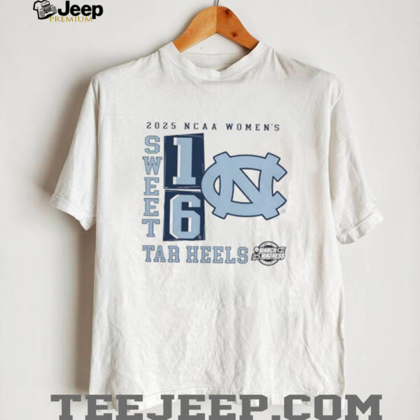 North Carolina Tar Heels 2025 NCAA Women’s Basketball Tournament March Madness Sweet 16 No Look Pass shirt