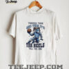 Asheville Tourists baseball let Ted E Tourist win shirt