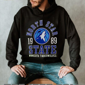 North Star State 1989 Minnesota Timberwolves Green Basketball shirt4