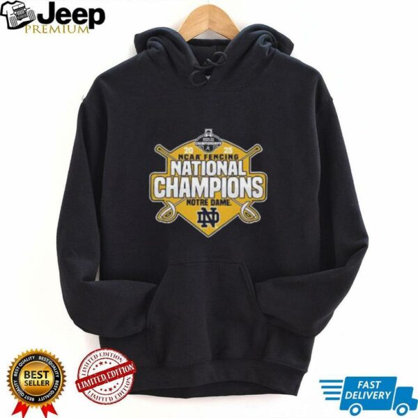 Notre Dame Fighting Irish 2025 NCAA Fencing National Champions shirt