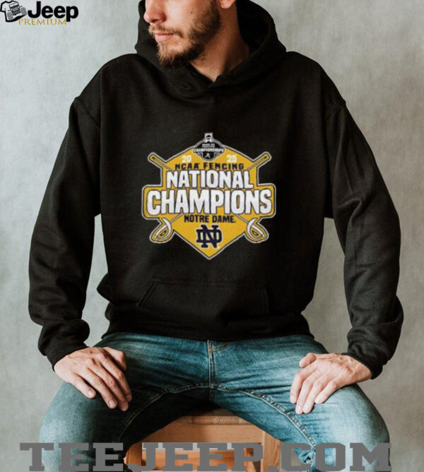 Notre Dame Fighting Irish 2025 NCAA Fencing National Champions shirt