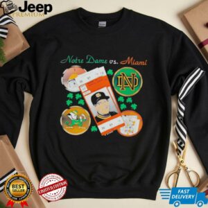 Notre Dame vs Miami 90s shirt