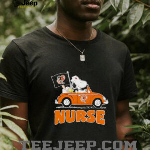 Nurse Snoopy and Woodstock driving car Baltimore Orioles shirt2