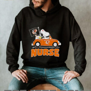 Nurse Snoopy and Woodstock driving car Baltimore Orioles shirt3