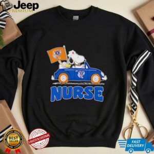 Nurse Snoopy and Woodstock driving car Houston Astros shirt