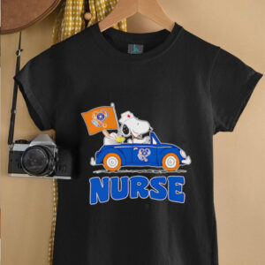 Nurse Snoopy and Woodstock driving car Houston Astros shirt