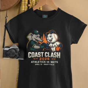 Oakland Athletics vs New York Mets Coast Clash 2025 April 13 Raley Field shirt0