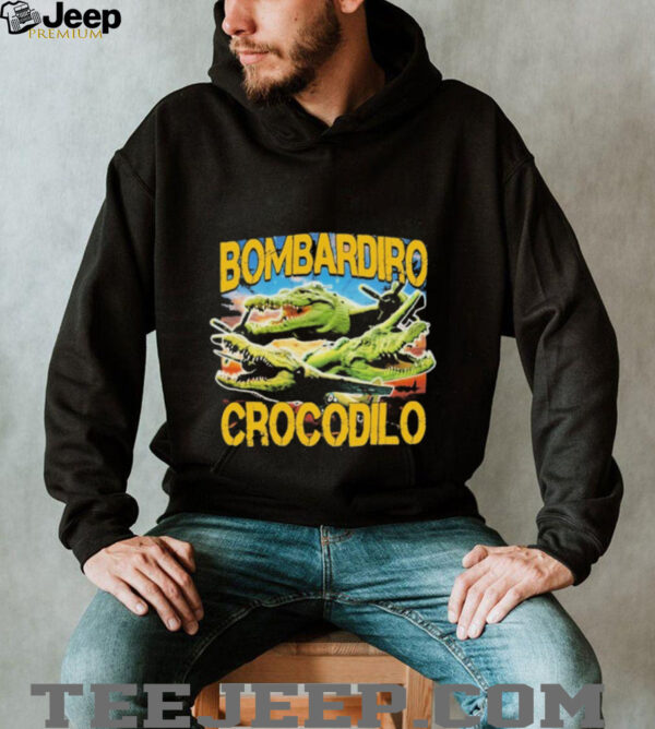 Official Bombardiro Crocodilo Brainrot T shirts