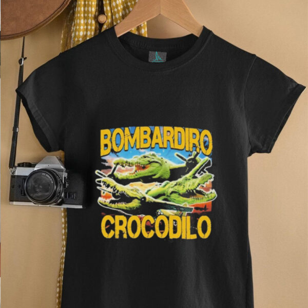 Official Bombardiro Crocodilo Brainrot T shirts