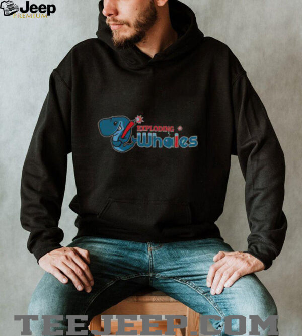 Official Eugene Emeralds Exploding Whales T Shirt