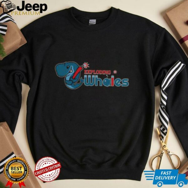 Official Eugene Emeralds Exploding Whales T Shirt