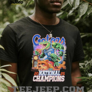 Official Florida Gators Trample Houston Cougars Shasta NCAA Mens Basketball National Champions 2025 Final Four Mascot T shirts0