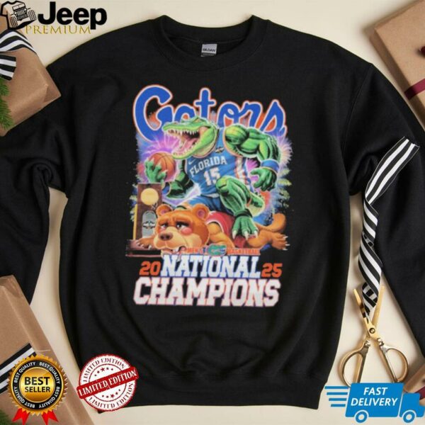 Official Florida Gators Trample Houston Cougars Shasta NCAA Men’s Basketball National Champions 2025 Final Four Mascot T shirts