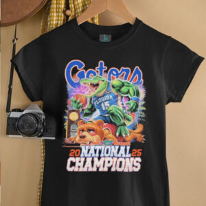 Official Florida Gators Trample Houston Cougars Shasta NCAA Mens Basketball National Champions 2025 Final Four Mascot T shirts2