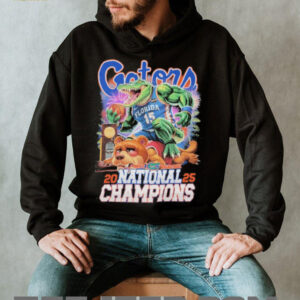 Official Florida Gators Trample Houston Cougars Shasta NCAA Mens Basketball National Champions 2025 Final Four Mascot T shirts3