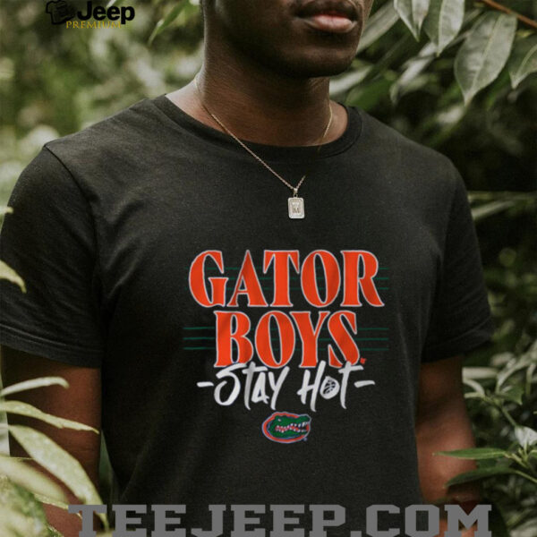 Official Gator Boys Stay Hot 2025 NCAA Southeastern Conference Florida Gators Logo t shirt