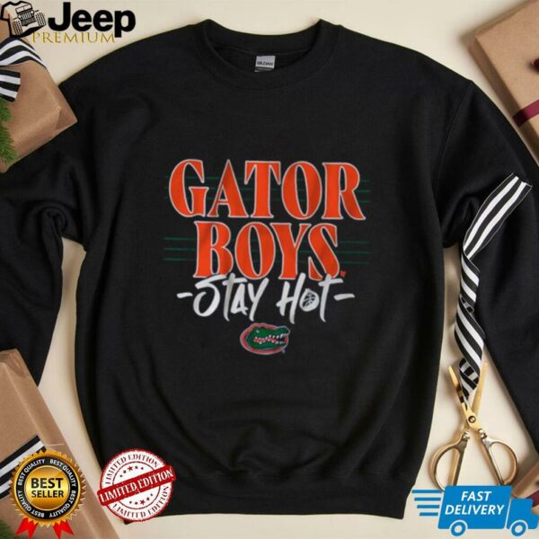 Official Gator Boys Stay Hot 2025 NCAA Southeastern Conference Florida Gators Logo t shirt