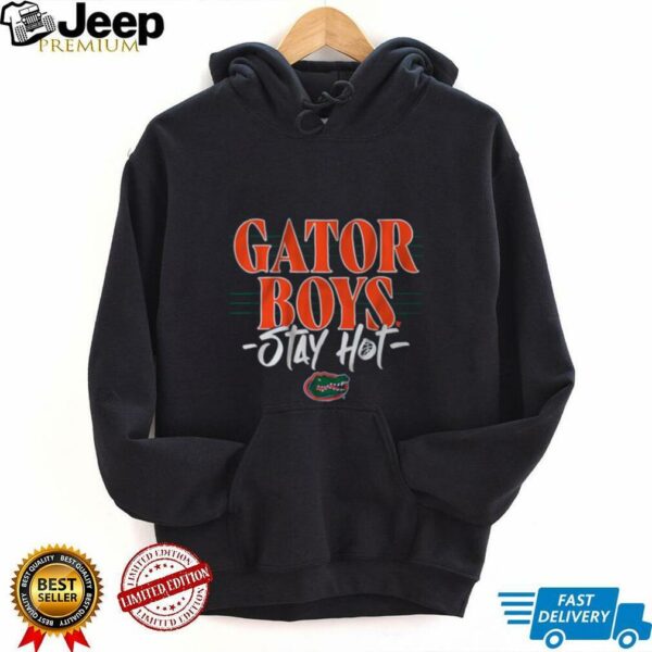 Official Gator Boys Stay Hot 2025 NCAA Southeastern Conference Florida Gators Logo t shirt