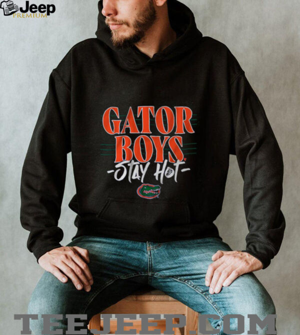 Official Gator Boys Stay Hot 2025 NCAA Southeastern Conference Florida Gators Logo t shirt