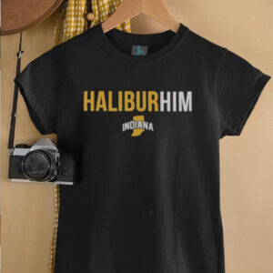 Official Indiana Pacers HaliburHIM Tyrese Haliburton T Shirt5