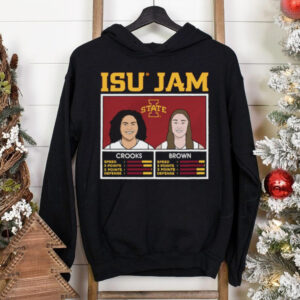 Official Iowa State Cyclones ISU Jam – Audi Crooks and Addy Brown Caricatures t shirt