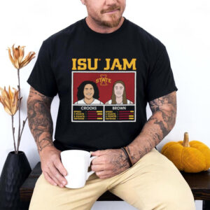 Official Iowa State Cyclones ISU Jam – Audi Crooks and Addy Brown Caricatures t shirt