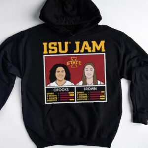 Official Iowa State Cyclones ISU Jam – Audi Crooks and Addy Brown Caricatures t shirt3