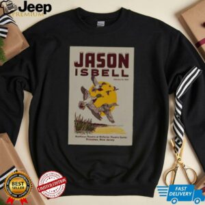 Official Jason Isbell February 23 2025 McCarter Theatre Princeton NJ Tour Poster T Shirt4