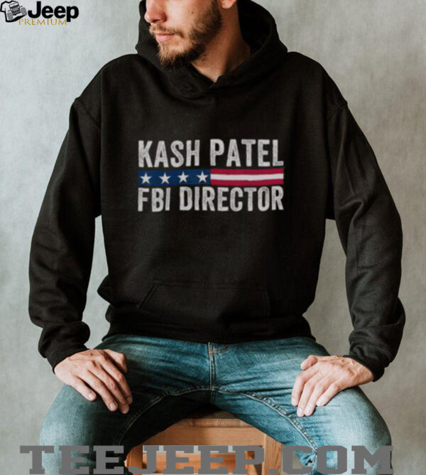 Official Kash Patel FBI Director Patriotic American Flag T Shirt