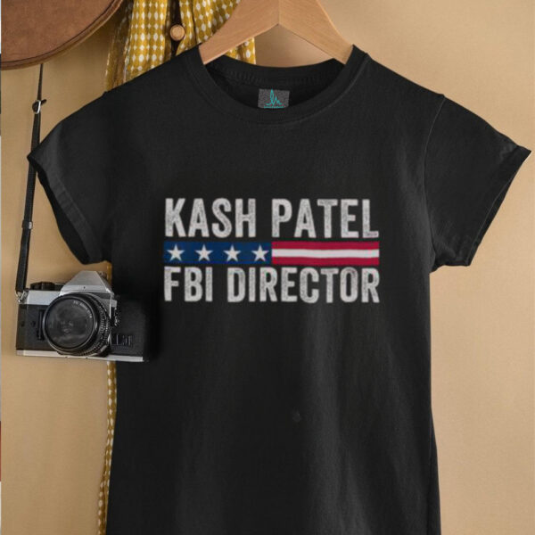 Official Kash Patel FBI Director Patriotic American Flag T Shirt