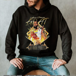 Official Lebron James Goat 50000 Points Signature T shirts5