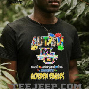 Official Marquette Golden Eagles Autism Accept Understand Love T Shirts