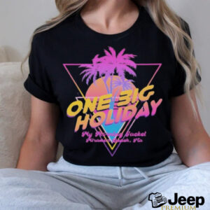 Official My Morning Jacket One Big Holiday Miramar Beach FL Neon T shirts2