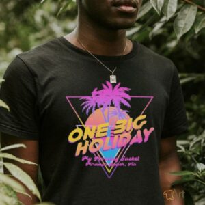Official My Morning Jacket One Big Holiday Miramar Beach FL Neon T shirts3
