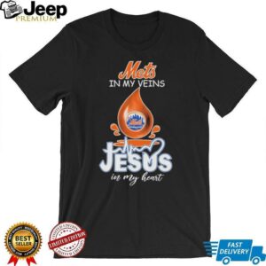 Official New York Mets In My Veins Jesus In My...