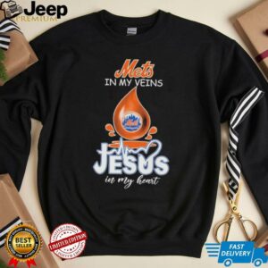 Official New York Mets In My Veins Jesus In My Heart T shirts3