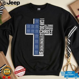 Official New York Yankees I Can Do Christ All Things Through Who Strengthens Me T shirts3
