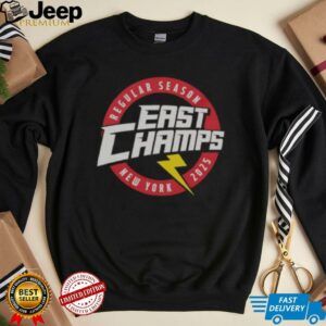Official Regular Season East Champs New York 2025 T Shirt4