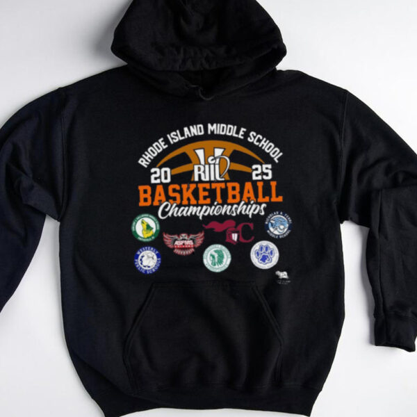 Official Rhode Island Middle School 2025 RIIL Basketball MS Championships Shirt