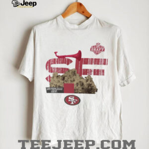 Official San Francisco 49ers 2025 NFL Draft shirt4