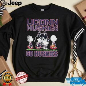 Official Snoopy And The Peanuts Uconn Huskies Go Huskies T shirts3