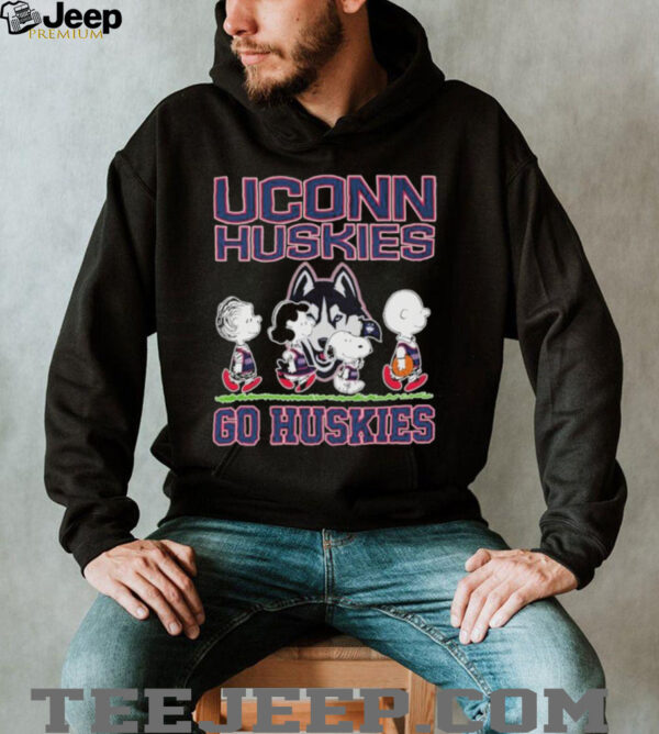 Official Snoopy And The Peanuts Uconn Huskies Go Huskies T shirts