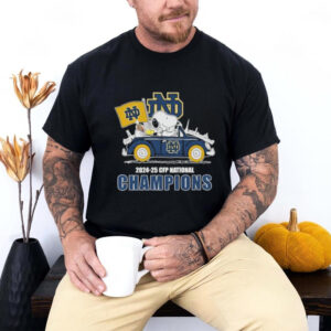Official Snoopy And Woodstock Driving Car 2024 2025 CFP National Champions T shirts1