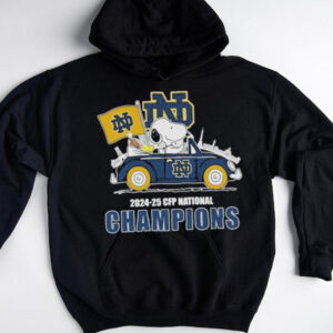 Official Snoopy And Woodstock Driving Car 2024 2025 CFP National Champions T shirts3