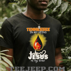 Official Tennessee Volunteers In My Veins Jesus In My Heart...