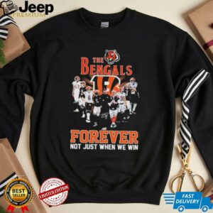 Official The Cincinnati Bengals Forever Not Just When We Win Signatures T shirts2