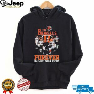Official The Cincinnati Bengals Forever Not Just When We Win Signatures T shirts4
