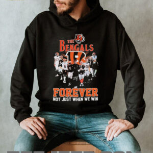 Official The Cincinnati Bengals Forever Not Just When We Win Signatures T shirts5